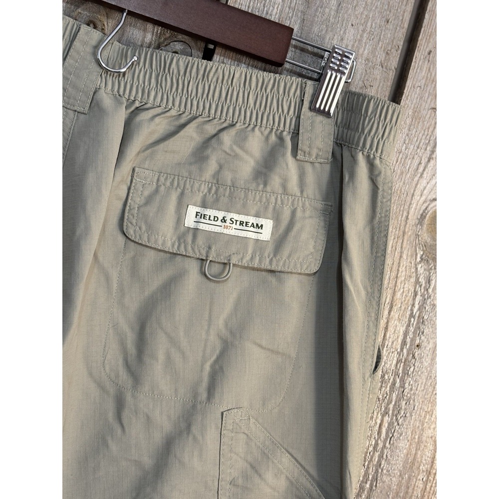 Field & Stream Mens Convertible Cargo Pants Zip Off‎ Shorts Beige 36x31 Outdoors - Picture 3 of 6